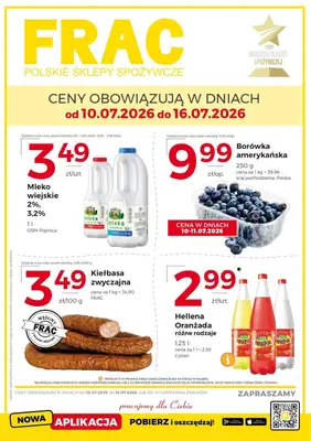 Frac - gazetka promocyjna Gazetka od piątku 10.07 do czwartku 16.07