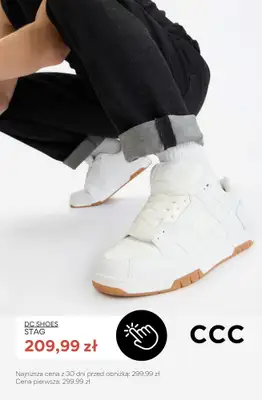 CCC - gazetka promocyjna SALE - męskie białe sneakersy od niedzieli 12.07  - strona 10