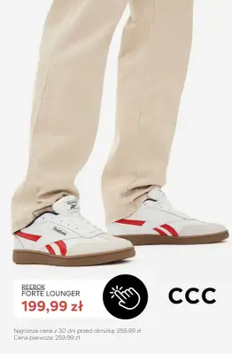 CCC - gazetka promocyjna SALE - męskie białe sneakersy od niedzieli 12.07  - strona 9
