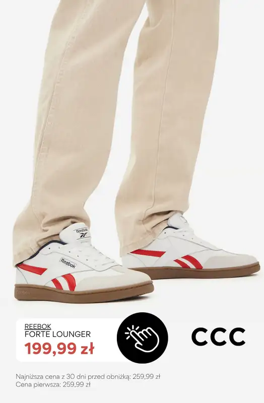 CCC - gazetka promocyjna SALE - męskie białe sneakersy od niedzieli 12.07  - strona 9