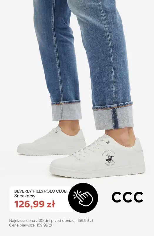 CCC - gazetka promocyjna SALE - męskie białe sneakersy od niedzieli 12.07  - strona 3