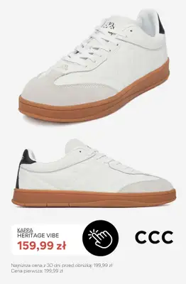 CCC - gazetka promocyjna SALE - męskie białe sneakersy od niedzieli 12.07  - strona 4
