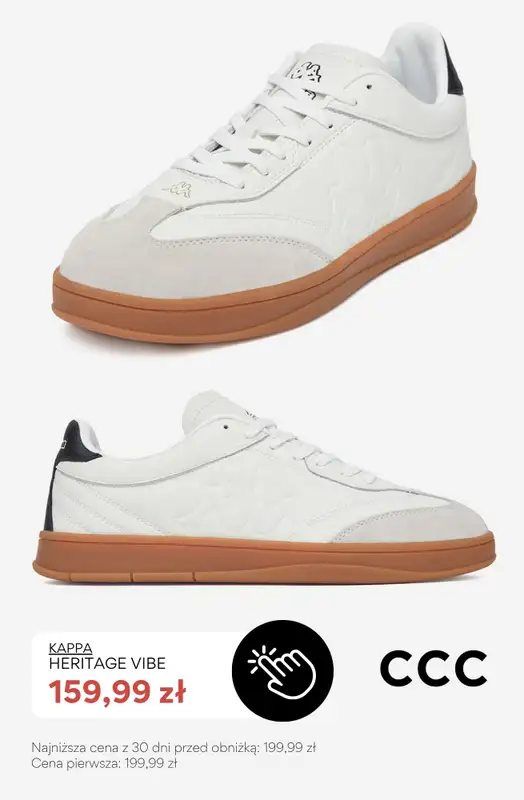 CCC - gazetka promocyjna SALE - męskie białe sneakersy od niedzieli 12.07  - strona 4