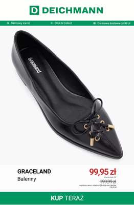 Deichmann - gazetka promocyjna Do -50% baleriny damskie od soboty 11.07  - strona 3