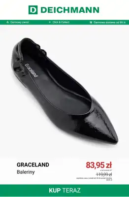Deichmann - gazetka promocyjna Do -50% baleriny damskie od soboty 11.07  - strona 6