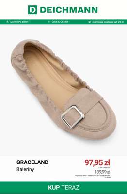 Deichmann - gazetka promocyjna Do -50% baleriny damskie od soboty 11.07  - strona 2