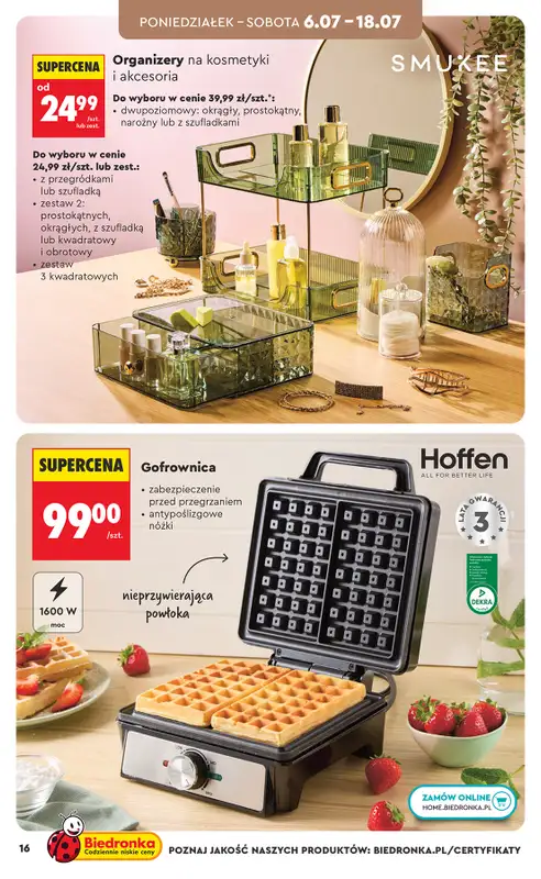 Biedronka - gazetka promocyjna Hity i inspiracje, od 04.07 od soboty 04.07 do środy 22.07 - strona 18