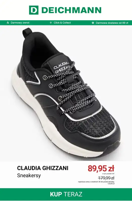 Deichmann - gazetka promocyjna Do -50% na sneakersy damskie od niedzieli 12.07  - strona 6