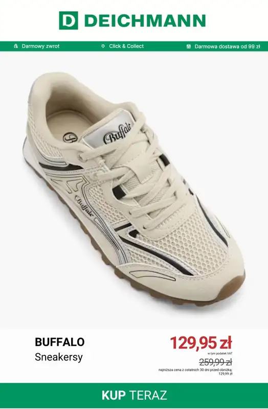 Deichmann - gazetka promocyjna Do -50% na sneakersy damskie od niedzieli 12.07  - strona 10