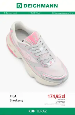Deichmann - gazetka promocyjna Do -50% na sneakersy damskie od niedzieli 12.07  - strona 12