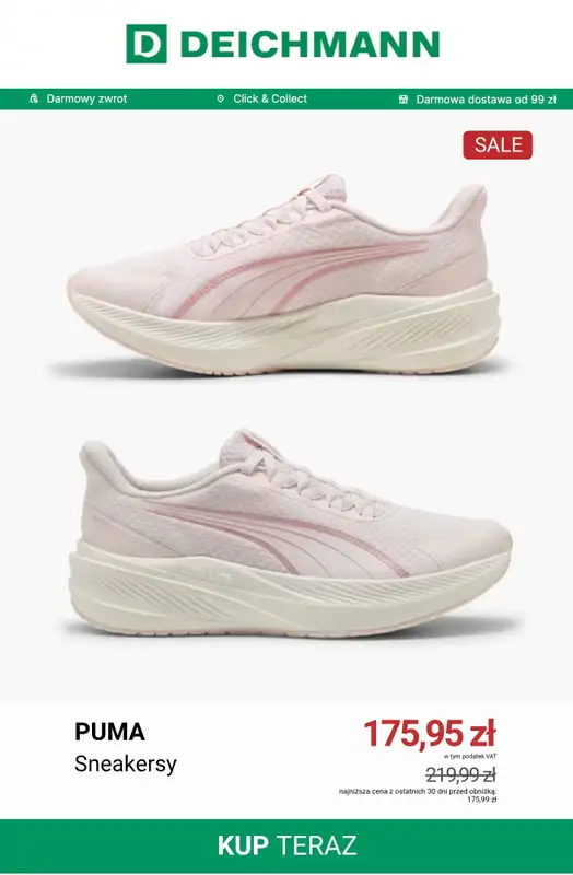 Deichmann - gazetka promocyjna Do -50% na sneakersy damskie od niedzieli 12.07  - strona 9