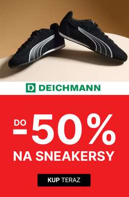 Deichmann - gazetka promocyjna Do -50% na sneakersy damskie od niedzieli 12.07 