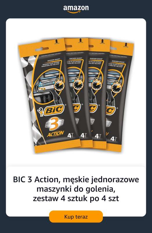 Amazon - gazetka promocyjna Jednorazowe maszynki do golenia od piątku 10.07  - strona 4