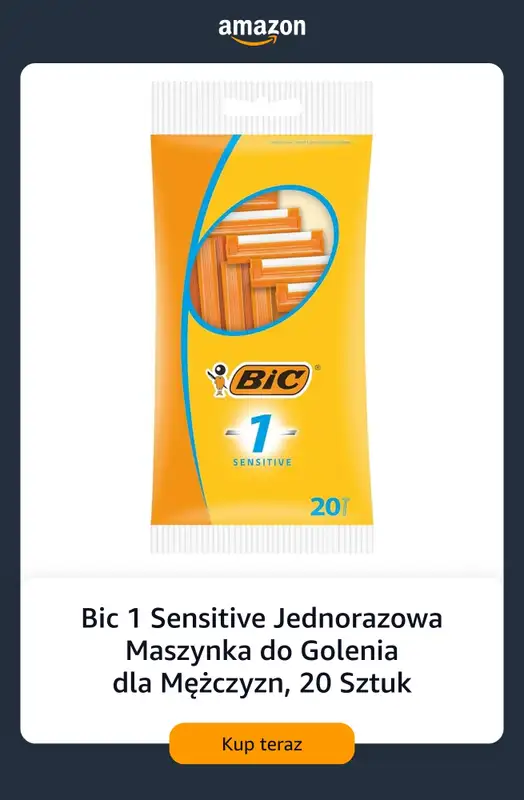 Amazon - gazetka promocyjna Jednorazowe maszynki do golenia od piątku 10.07  - strona 8