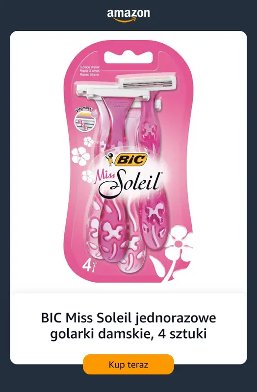 Amazon - gazetka promocyjna Jednorazowe maszynki do golenia od piątku 10.07  - strona 7