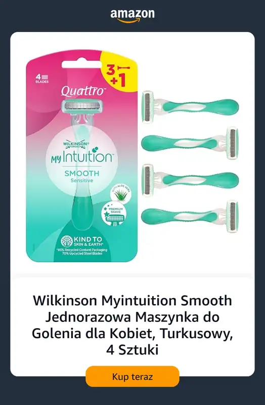 Amazon - gazetka promocyjna Jednorazowe maszynki do golenia od piątku 10.07  - strona 9