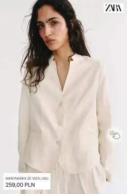 Zara - gazetka promocyjna Marynarki damskie od niedzieli 12.07  - strona 8