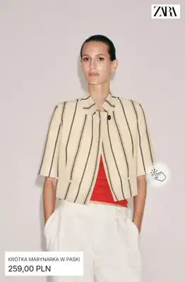Zara - gazetka promocyjna Marynarki damskie od niedzieli 12.07  - strona 7