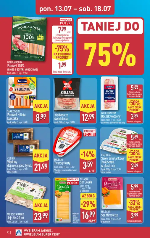 Aldi - gazetka promocyjna Pełny katalog! od poniedziałku 13.07 do soboty 18.07 - strona 12
