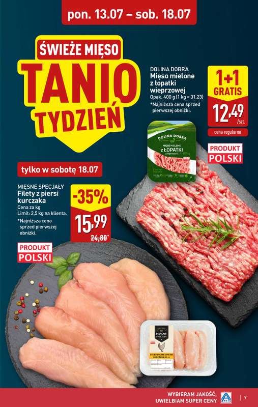 Aldi - gazetka promocyjna Pełny katalog! od poniedziałku 13.07 do soboty 18.07 - strona 9