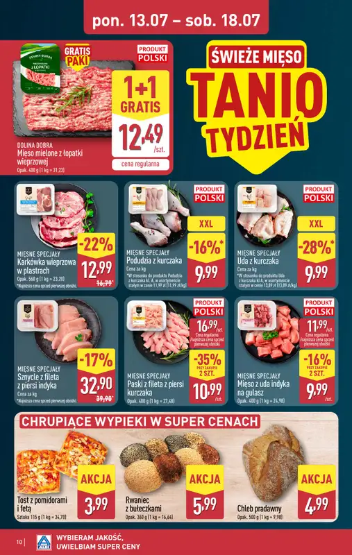 Aldi - gazetka promocyjna Pełny katalog! od poniedziałku 13.07 do soboty 18.07 - strona 10