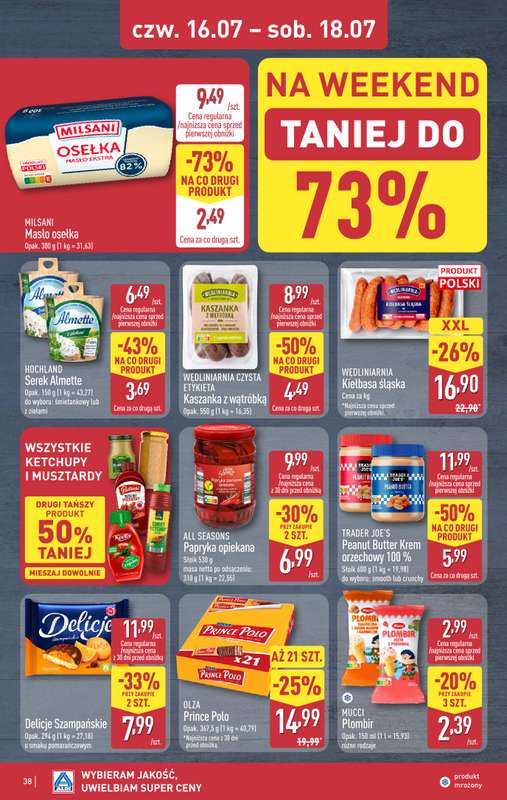 Aldi - gazetka promocyjna Pełny katalog! od poniedziałku 13.07 do soboty 18.07 - strona 38
