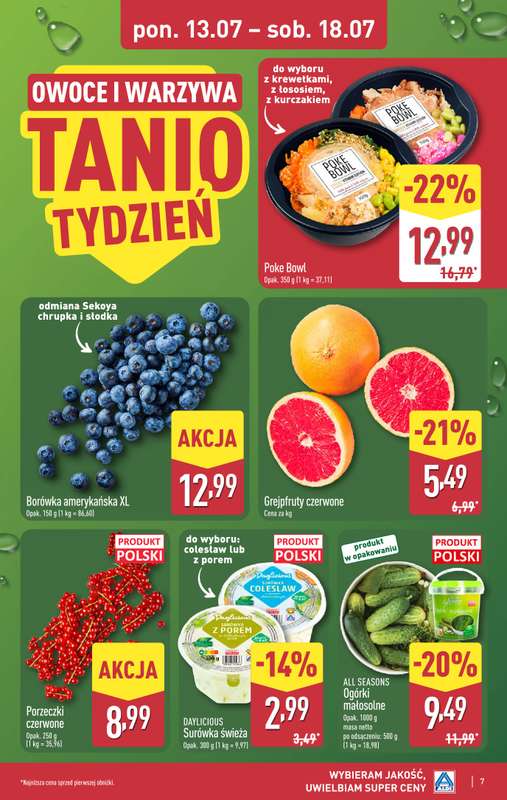 Aldi - gazetka promocyjna Pełny katalog! od poniedziałku 13.07 do soboty 18.07 - strona 7