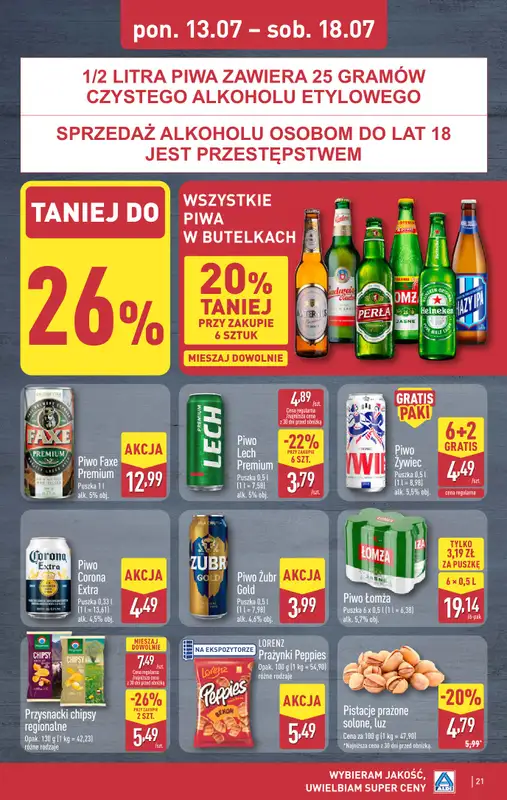 Aldi - gazetka promocyjna Pełny katalog! od poniedziałku 13.07 do soboty 18.07 - strona 21
