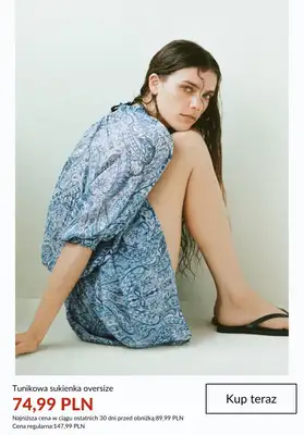 H&M - gazetka promocyjna SALE - wzorzyste sukienki od piątku 10.07  - strona 8