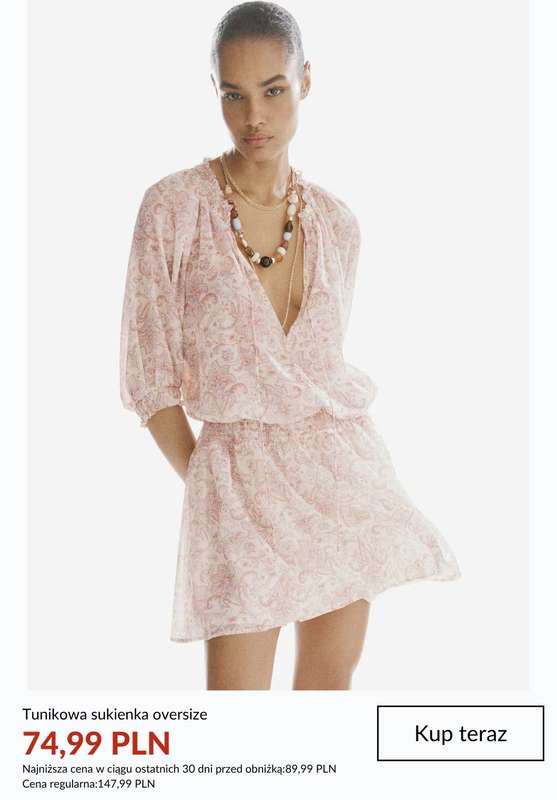H&M - gazetka promocyjna SALE - wzorzyste sukienki od piątku 10.07  - strona 4