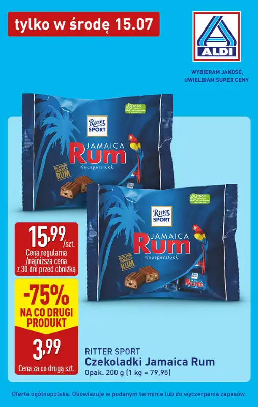 Aldi - gazetka promocyjna Najlepsze oferty na środę w Aldi! od środy 15.07 do środy 15.07 - strona 4