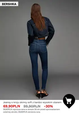 Bershka - gazetka promocyjna Damskie jeansy od 69,90 PLN od piątku 10.07  - strona 2