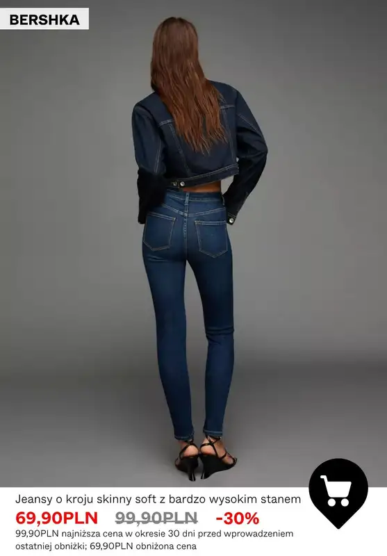 Bershka - gazetka promocyjna Damskie jeansy od 69,90 PLN od piątku 10.07  - strona 2