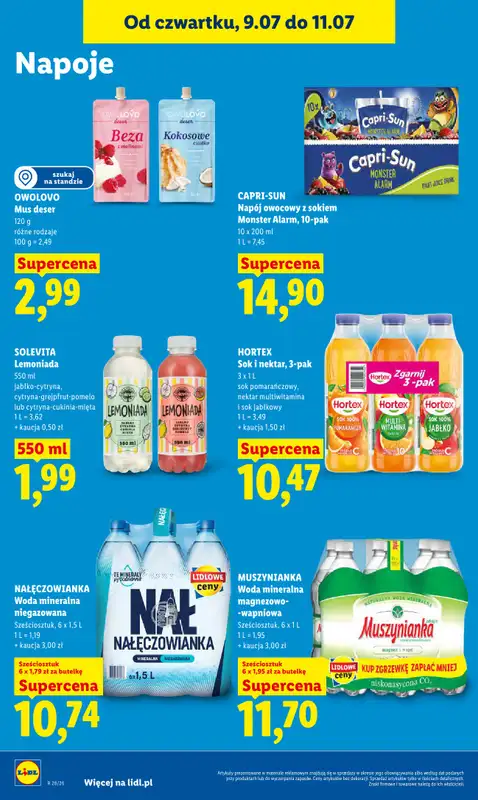 Lidl - gazetka promocyjna Oferta od czwartku od czwartku 09.07 do soboty 11.07 - strona 70
