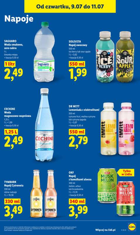 Lidl - gazetka promocyjna Oferta od czwartku od czwartku 09.07 do soboty 11.07 - strona 71