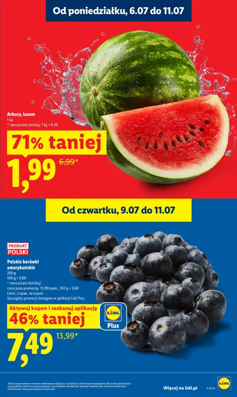 Lidl - gazetka promocyjna Oferta od czwartku od czwartku 09.07 do soboty 11.07 - strona 13