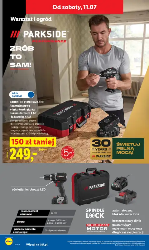 Lidl - gazetka promocyjna Oferta od czwartku od czwartku 09.07 do soboty 11.07 - strona 40