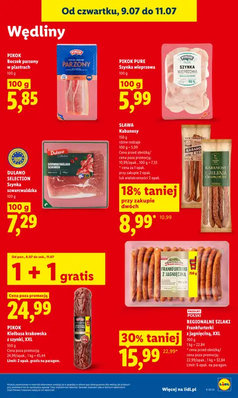 Lidl - gazetka promocyjna Oferta od czwartku od czwartku 09.07 do soboty 11.07 - strona 61