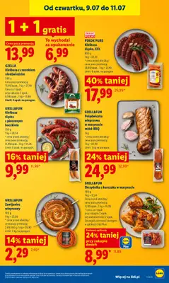 Lidl - gazetka promocyjna Oferta od czwartku od czwartku 09.07 do soboty 11.07 - strona 51