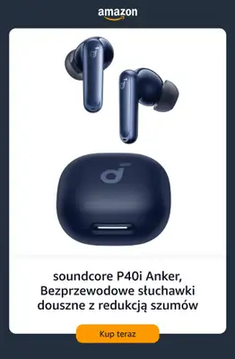 Amazon - gazetka promocyjna Słuchawki bezprzewodowe od soboty 11.07  - strona 9