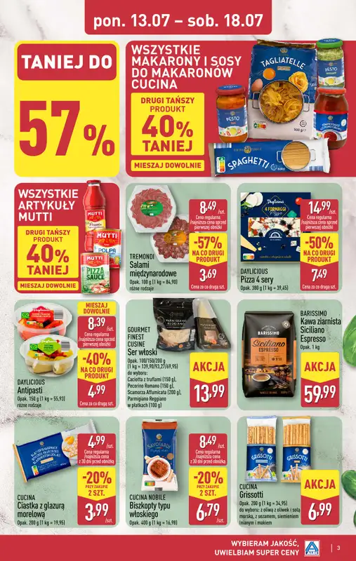 Aldi - gazetka promocyjna Podróż do Włoch w super cenach Aldi!   - strona 3
