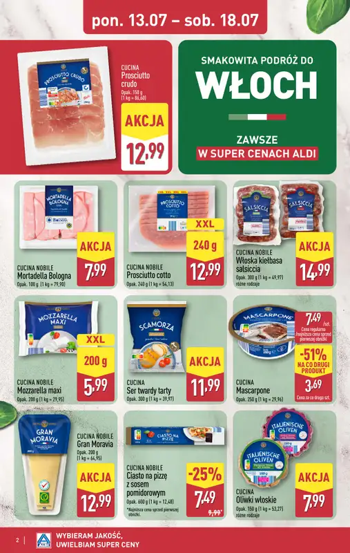 Aldi - gazetka promocyjna Podróż do Włoch w super cenach Aldi!   - strona 2