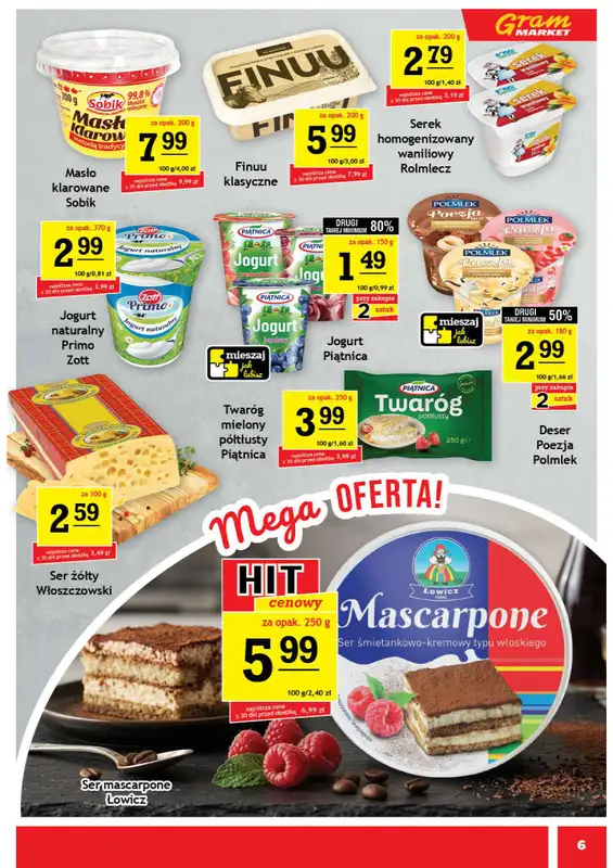 Gram Market - gazetka promocyjna Gazetka od środy 15.07 do wtorku 21.07 - strona 6