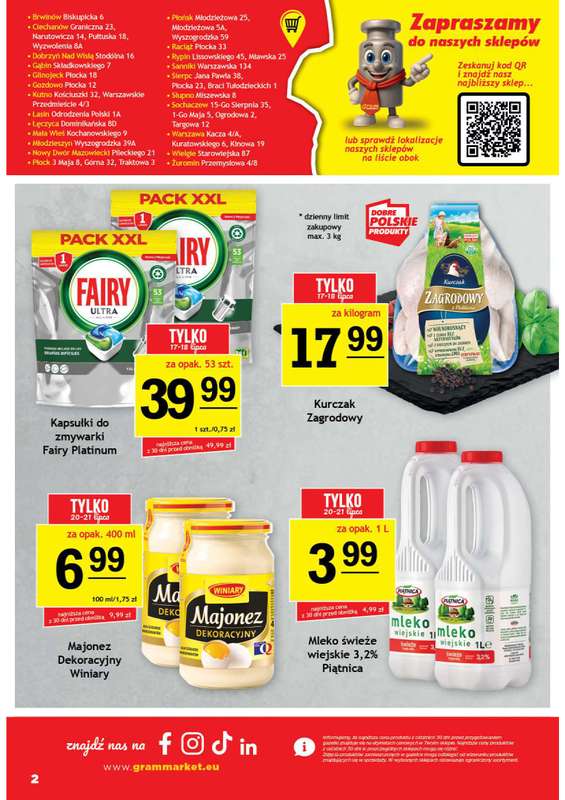Gram Market - gazetka promocyjna Gazetka od środy 15.07 do wtorku 21.07 - strona 2