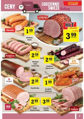 Gram Market - gazetka promocyjna Gazetka od środy 15.07 do wtorku 21.07 - strona 4
