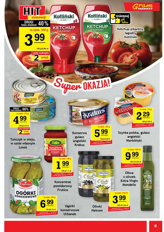 Gram Market - gazetka promocyjna Gazetka od środy 15.07 do wtorku 21.07 - strona 8