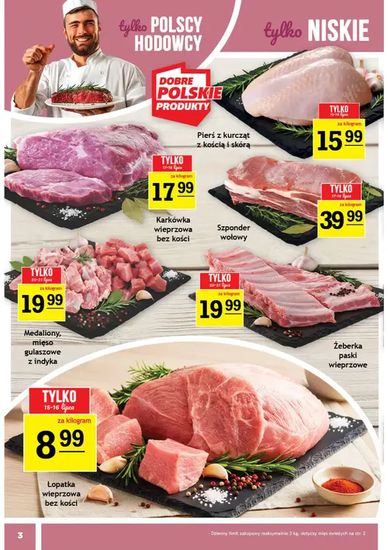Gram Market - gazetka promocyjna Gazetka od środy 15.07 do wtorku 21.07 - strona 3