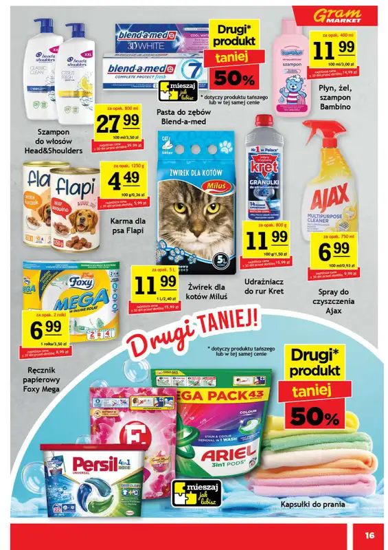 Gram Market - gazetka promocyjna Gazetka od środy 15.07 do wtorku 21.07 - strona 16