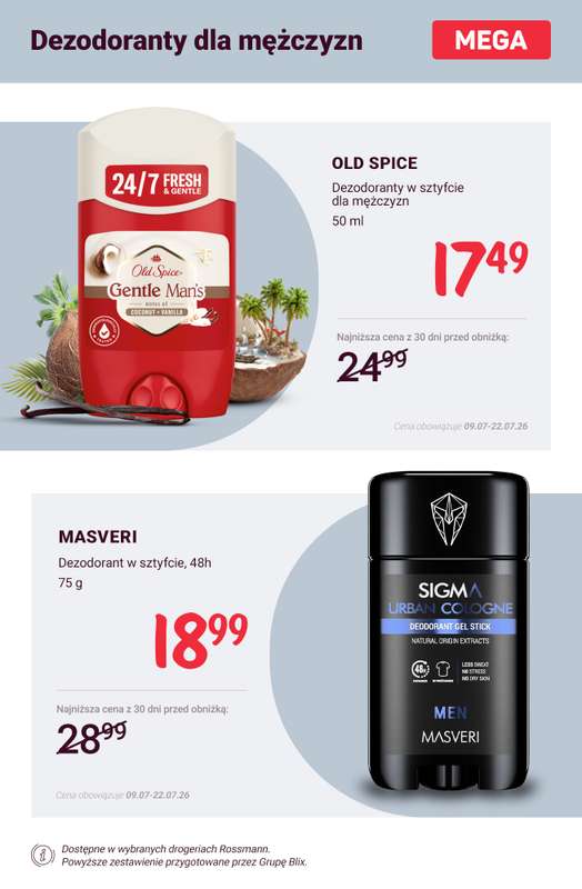 Rossmann - gazetka promocyjna Dezodoranty i antyperspiranty - promocje! od soboty 11.07  - strona 5