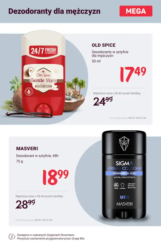 Rossmann - gazetka promocyjna Dezodoranty i antyperspiranty - promocje! od soboty 11.07  - strona 5